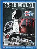Pittsburgh Steelers Super Bowl XL Program signed by: Bill Cowher, Troy Polamalu, James Harrison, Ver