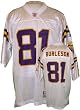 Minnesota Vikings Mens NFL Football Jersey Nate Burleson #81 White