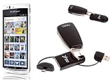 from UltimateAddons UltimateAddons USB Data Sync and Charge Keyring Cable for Sony Xperia Arc S
