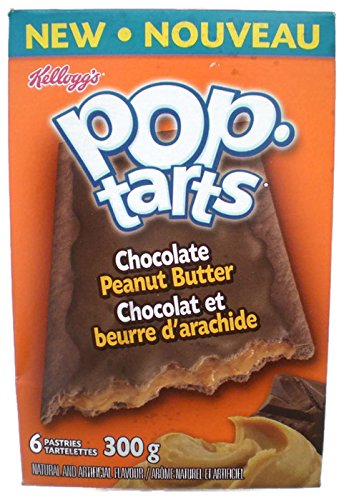 Kellogg's Pop Tarts Chocolate Peanut Butter 300g (6 Pastries)