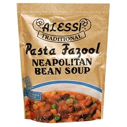 Alessi Pasta Fazool Soup, 6-Ounce Packages (Pack of 6)