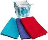 DII Take Out Box Set with 3-Dishcloths, Fiesta
