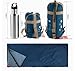 Naturehike Ultralight Sleeping Bag - Envelope Lightweight Portable, Waterproof, Comfort with Compression Sack - Great for 3 Season Traveling, Camping, Hiking (Light Blue)