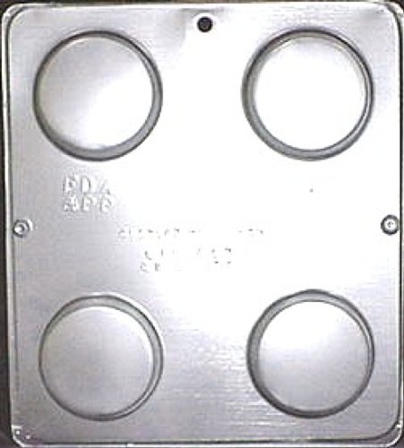 Flat Circle Soap Mold 2 1/4" diameter Chocolate Candy Mold for Soap or Chocolate 022