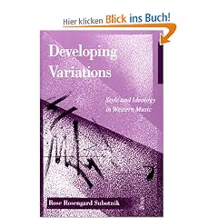 Developing Variations: Style and Ideology in Western Music