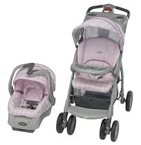 Evenflo Aura Select Travel System - Pink Cuddle Bear