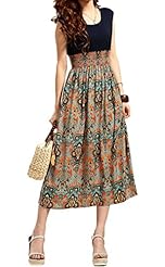 General Print Summer Chiffon/Polyester/Spandex  Dress