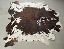 Giant Cowhide Rug - Tri Colour/White belly