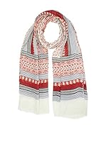 Cortefiel Fular Classic Ethnic Scarf (Rojo)