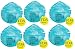 3M 8612F Particulate Respirator N95 Health Mask (Contains 6 Masks)