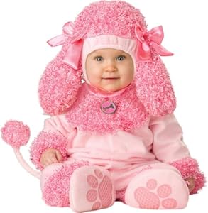 InCharacter Unisex-baby Newborn Poodle Costume, Pink, Small (6 Months-2 Years)