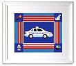 Heroes Framed Print by Olive Kids (POLICE CAR)