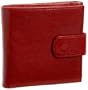 Tusk Donington Gold L-Shaped Indexer Wallet,Red,one size
