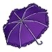 GALLERIA Umbrella Kids Ruffle Purple, 1 EA