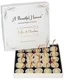 25pc Belgian White Chocolate Dipped Maraschino Cherries