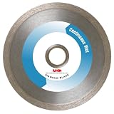 MK Diamond 151445 MK-200 4-Inch Wet Cutting Continuous Rim Diamond Saw Blade with 5/8-Inch Arbor for Tile and Marble