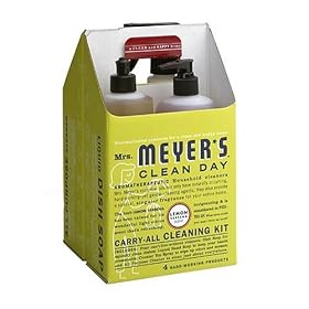 Mrs. Meyer's Clean Day Carry-All Cleaning Kit, Lemon Verbena, 1 Kit