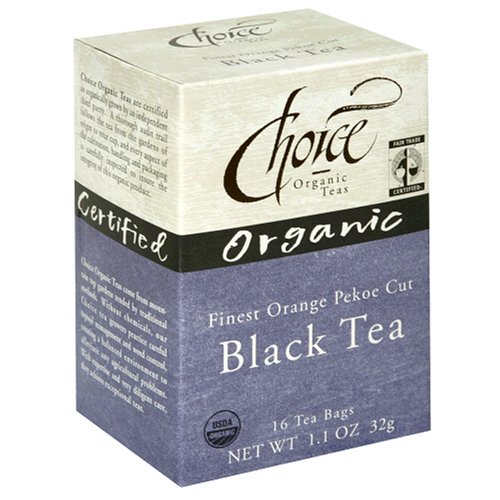 Choice Organic Black Tea, 16-Count Box (Pack of 6) by Choice Organic