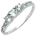 0.50 Carat Genuine Aquamarine Sterling Silver Rin Carat Genuine Aquamarine Sterling Silver Ring 0.50