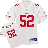 Reebok San Francisco 49ers Patrick Willis Youth Replica White Jersey Small