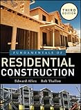 Fundamentals of residential construction