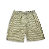 Mulberribush - Boys Searsucker Plaid Short, Navy, Gold