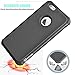 Tekcoo for iPhone 6S Plus Case, Tekcoo iPhone 6 Plus Case, [Tmajor] Bumper Sturdy Shock Absorbing Hybrid Impact Defender Hard Cover Shell Plastic Outer + Rubber Silicone Inner [Black/Black]