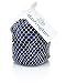 Dashington Flat Cobalt Blue Marbles, Pebbles (2.5 Pound Bag) for Vase Filler, Table Scatter, Aquarium Decor, Approximately 250-300 Marbles