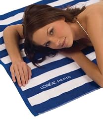 Terry Town Cabana Stripe Loop Beach Towel