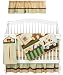 Lambs & Ivy 6 Piece Baby Crib Bedding Set in Teddy Bear Story