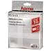 Hama - CD/DVD Protective Sleeves, Pack of 100, 135 x 185 x 63 mm, Transparente