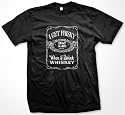 I Get Frisky When I Drink Whiskey T-shirt, Funny College Drinking T-shirts