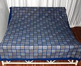 Fantastic Golden Hand Block Print Bedspread Bed Sheet Bedspread