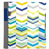 Five Star Advance Spiral Notebook, 2 Subject, College Ruled, 11 x 8.5 Inch, Chevron Design (73143)