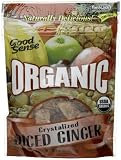Good Sense Diced Ginger, Organic, 6 ounce Bags (Pack of 12)