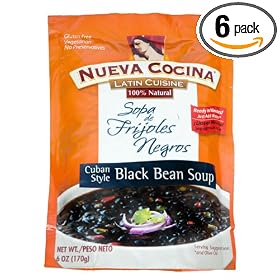 Nueva Cocina Black Bean Soup, Cuban Style, 6-Ounce Units (Pack of 6)