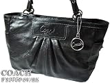 【COACH】コーチ/レザーギャラリートートバッグF13759(SV/BK)黒