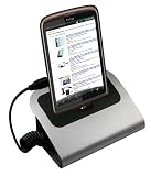 mumbi USB Dockingstation HTC Desire Z Dock - Hotsyncstation inkl. Netzteil Ladegerät + USB Spiralkabel Datenkabel