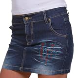 Florida Gators Denim Blue Signature Logo Jean Skirt