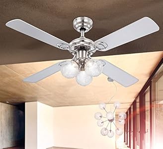 Ventilator Testsieger: Globo Deckenventilator mit Beleuchtung und