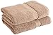 Superior Egyptian Cotton Pile Bath Towel Set of 2, Ultra Soft Luxury Towels, Thick Plush Essentials, Absorbent Heavyweight, Guest Bath, Hotel, Spa, Home Bathroom, Shower Basics, Latte