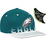 Reebok Philadelphia Eagles Sideline Player Pro Shape Flat Brim Flex Hat Large/X Large