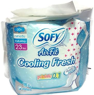 SOFY AirFit Cooling Fresh (32 Count) From Thailand REALLY Cool!