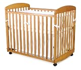 Alpha Mini Rocking Crib in Honey Oak Finish By Da Vinci Baby Furniture