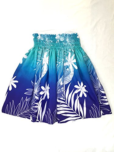 (ママーライン)MAMARLINE シングルパウスカート ティアレ柄 スカート丈７４cm ブルー グラーデーション pu-141s74