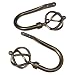 Antiqued Bronze Cage Drapery Holdbacks