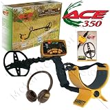 Garrett Ace 350 Metal Detector W/8.5" X 11" Searchcoil Free Headphones