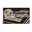 New Orleans NFL Field Design 3'x5' Banner Flag