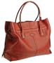 Tod's Women's Large Leather D-Bag Tote, Orange