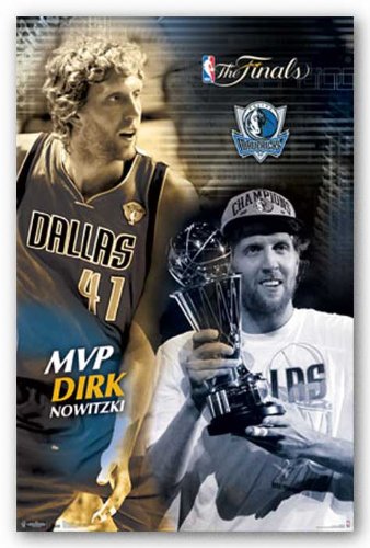 Trends Dallas Mavericks Dirk Nowitzki 2011 Nba Finals Mvp Poster Poster Print, 22x34